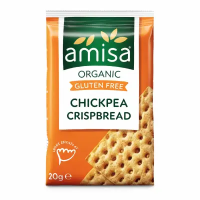 Amisa Organic Gluten Free Chickpea Crispbread