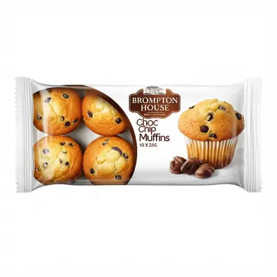Brompton House Choc Chip Muffins 10 X 25G