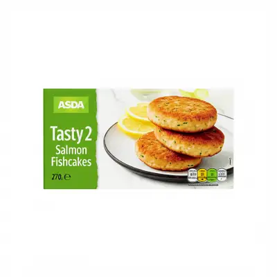 Asda Tasty 2 Salmon Fishcakes 270G