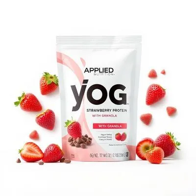 Applied Nutrition Strawberry Protein Yog With Granola