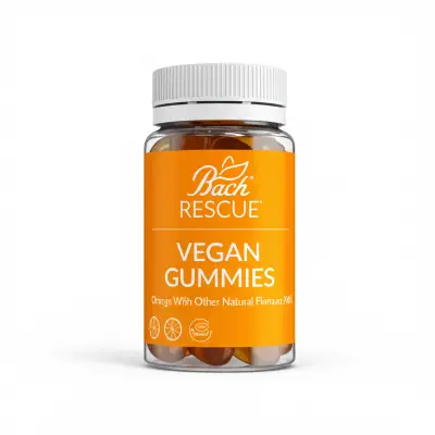 Bach Rescue Vegan Gummies Orange With Other Natural Flavours X60