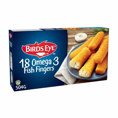 Birds Eye 18 Omega 3 Fish Fingers 504G