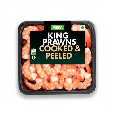 Asda King Prawns Cooked & Peeled