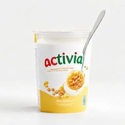 Activia Vanilla Yoghurt & Honey Granola Breakfast Topper With Spoon 165G