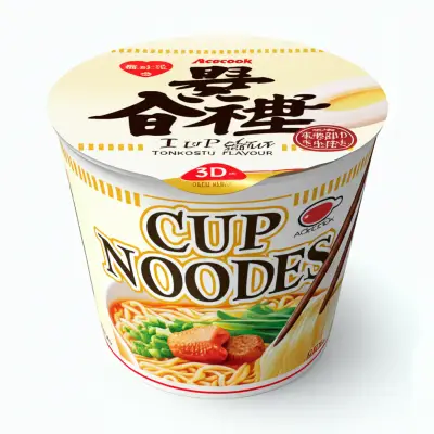 Acecook Ippin Cup Noodles Tonkotsu Flavour