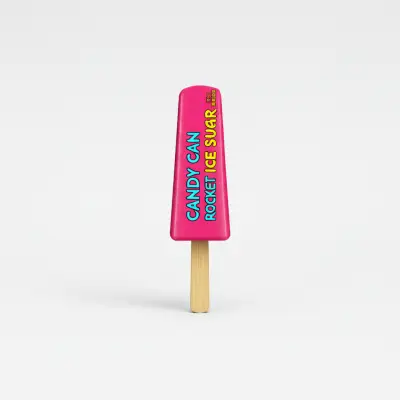 Candy Can Rocket Ice Lolly Zero Sugar 330Ml