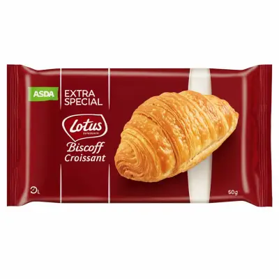 Asda Extra Special Lotus Biscoff Croissant