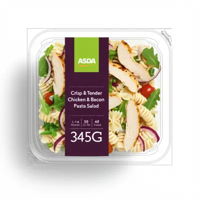 Asda Crisp & Tender Chicken & Bacon Pasta Salad 345G