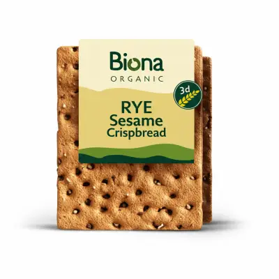 Biona Organic Rye Sesame Crispbread