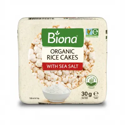 Biona Organic Rice Cakes With Sea Salt