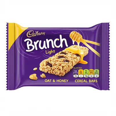 Cadbury Brunch Light Oat & Honey Cereal Bars