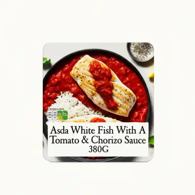 Asda White Fish With A Tomato & Chorizo Sauce 380G