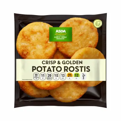 Asda Crisp & Golden Potato Rostis