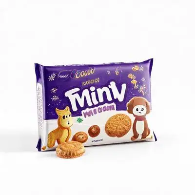 Cadbury Chocolate Festive Mini Animal Biscuits 6 Pack Multipack 119G (6 X 19.9G) Limited Edition