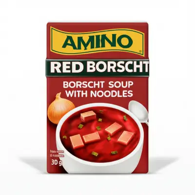 Amino Red Borscht Soup With Noodles