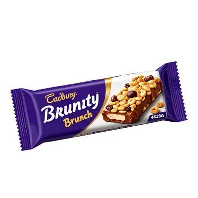 Cadbury Brunch Chocolate Chip Cereal Bars 4X28G