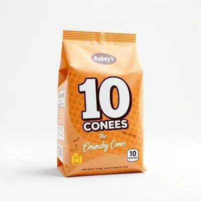Askey's 10 The Waffle Crunchy Cones