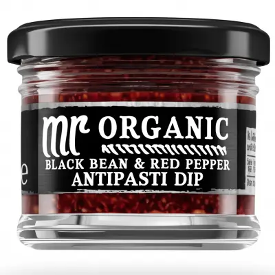 Mr Organic Black Bean & Red Pepper Antipasti Dip