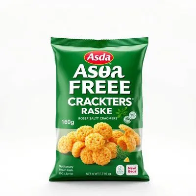 Asda Free From Rosemary & Sea Salt Crackers 160G