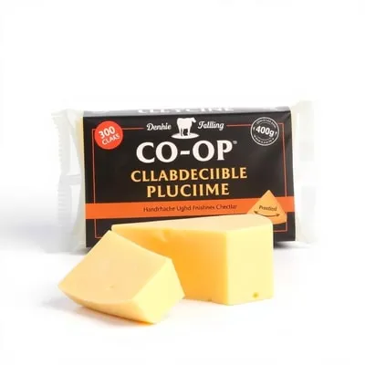 Co-Op Irresistible Hand Finished Cheddar Ploughman's Quiche 400G
