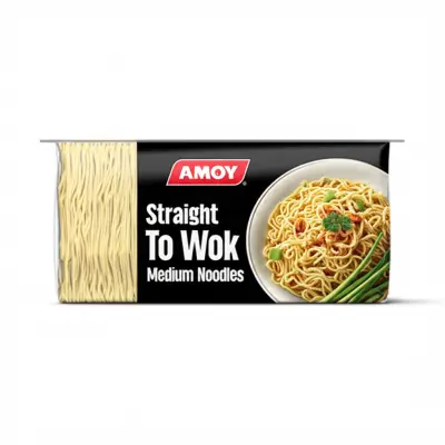 Amoy Straight To Wok Medium Noodles