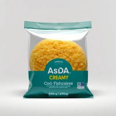Asda 2 Creamy Cod Fishcakes 270G