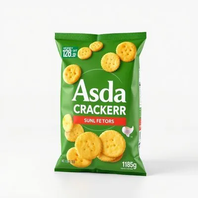Asda Garlic Flavoured Crackers 185G