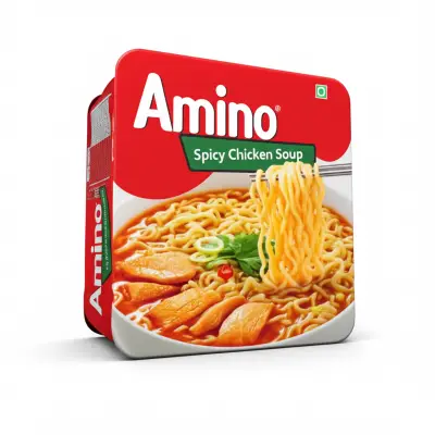 Amino Spicy Chicken Soup With Noodles