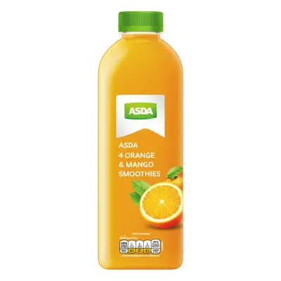 Asda 4 Orange & Mango Smoothies
