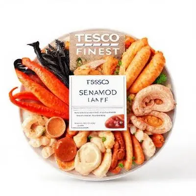 82. Tesco Finest Seafood Sharing Platter With Marie Rose Sauce 994G (Serves 4)