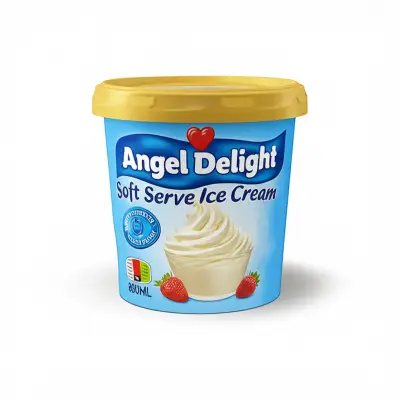 Angel Delight Soft Serve Ice Cream Butterscotch Flavour 800Ml