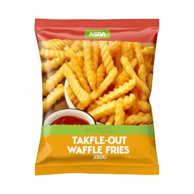 Asda Take-Out Club Waffle Fries 250G