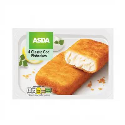 Asda 4 Classic Cod Fishcakes