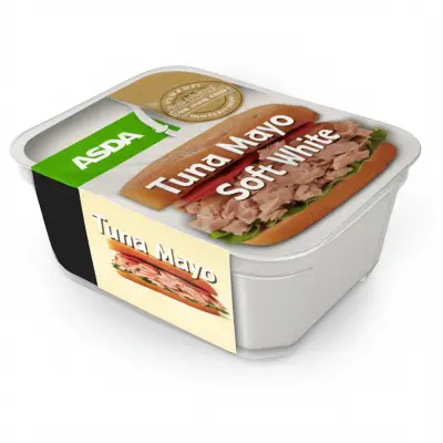 Asda Tuna Mayo On Soft White