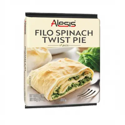 Alesis Filo Spinach Twist Pie