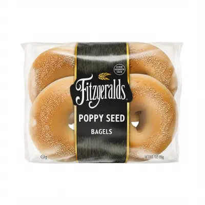 Fitzgeralds Poppy Seed Bagels