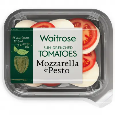 Waitrose Sun-Drenched Tomatoes, Mozzarella & Pesto
