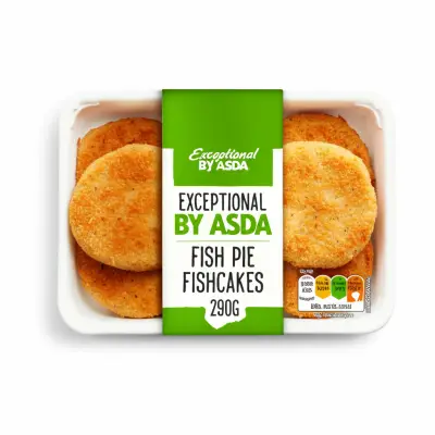 Exceptional By Asda Fish Pie Fishcakes 290G