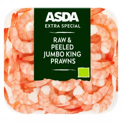Asda Extra Special Raw & Peeled Jumbo King Prawns