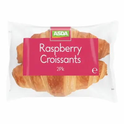 Asda Raspberry Croissants 2Pk
