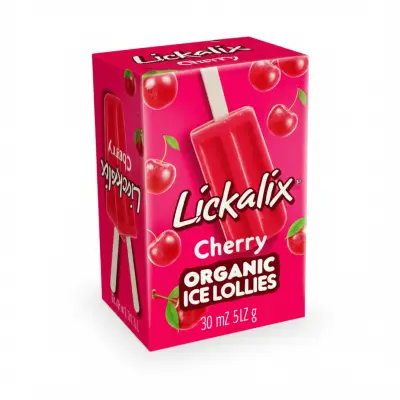Lickalix Cherry Cola Organic Ice Lollies