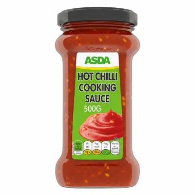 Asda Hot Chilli Cooking Sauce 500G