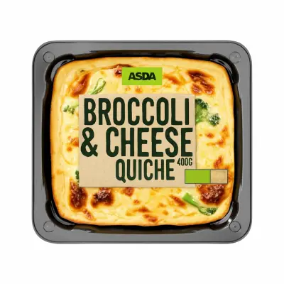 Asda Broccoli & Cheese Quiche 400G