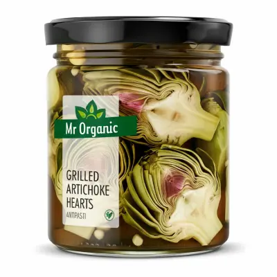 Mr Organic Grilled Artichoke Hearts Antipasti