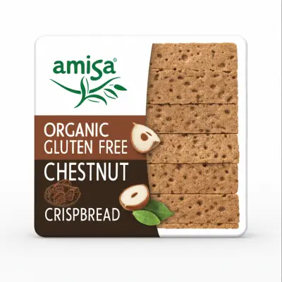 Amisa Organic Gluten Free Chestnut Crispbread