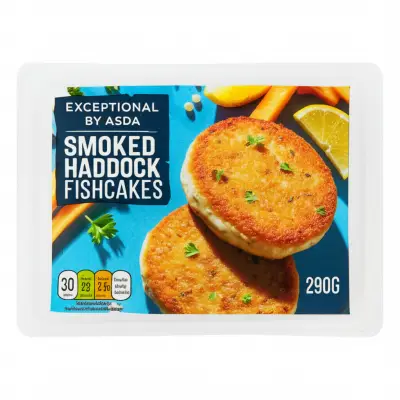 Exceptional By Asda Smoked Haddock Fishcakes 290G
