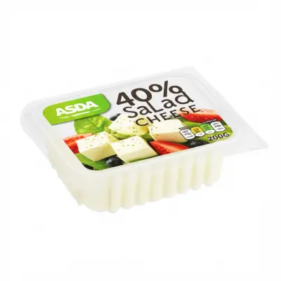 Asda 40% Less Fat Salad Cheese 200G