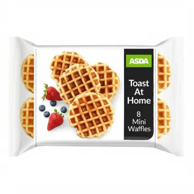 Asda Toast At Home 8 Mini Waffles