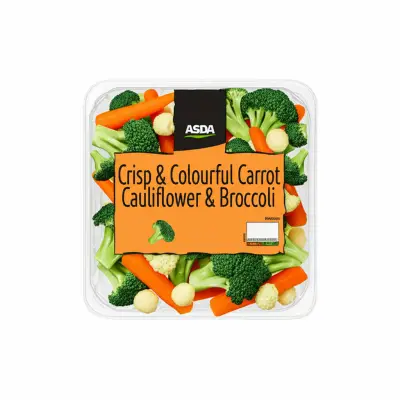 Asda Crisp & Colourful Carrot Cauliflower & Broccoli