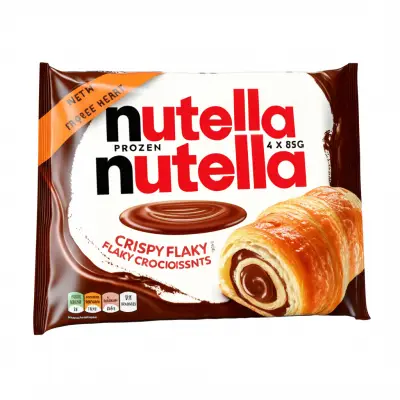 Frozen Nutella Crispy Flaky Croissants With A Nutella Heart 4 X 85G